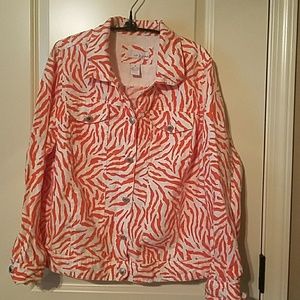 Lucy & Laurel Button-Up Jacket/Shirt sz X